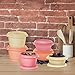 Tupperware Heritage Collection, New 12 Piece Food Storage Container Set in Vintage Warm Colors, Dishwasher Safe and BPA Free (6 containers, 6 lids)