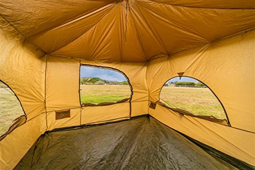 The Original-Authentic Standing Room 4-person Cabin Tent 8.5 FEET OF HEAD ROOM 2 or 4 Big Screen Doors Fast Easy SetUp,Fits Most 10x10 STRAIGHT Leg Canopy,FULL TUB STYLE Floor CANOPY FRAME NOT INCLUDED! - Thumbnail 2