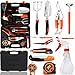 Scuddles Garden Tools Set - 12 Piece Heavy Duty Gardening Tools with Storage Organizer, Ergonomic Hand Digging Weeder, Rake, Shovel, Trowel, Sprayer, Gloves Gift for Men & Women