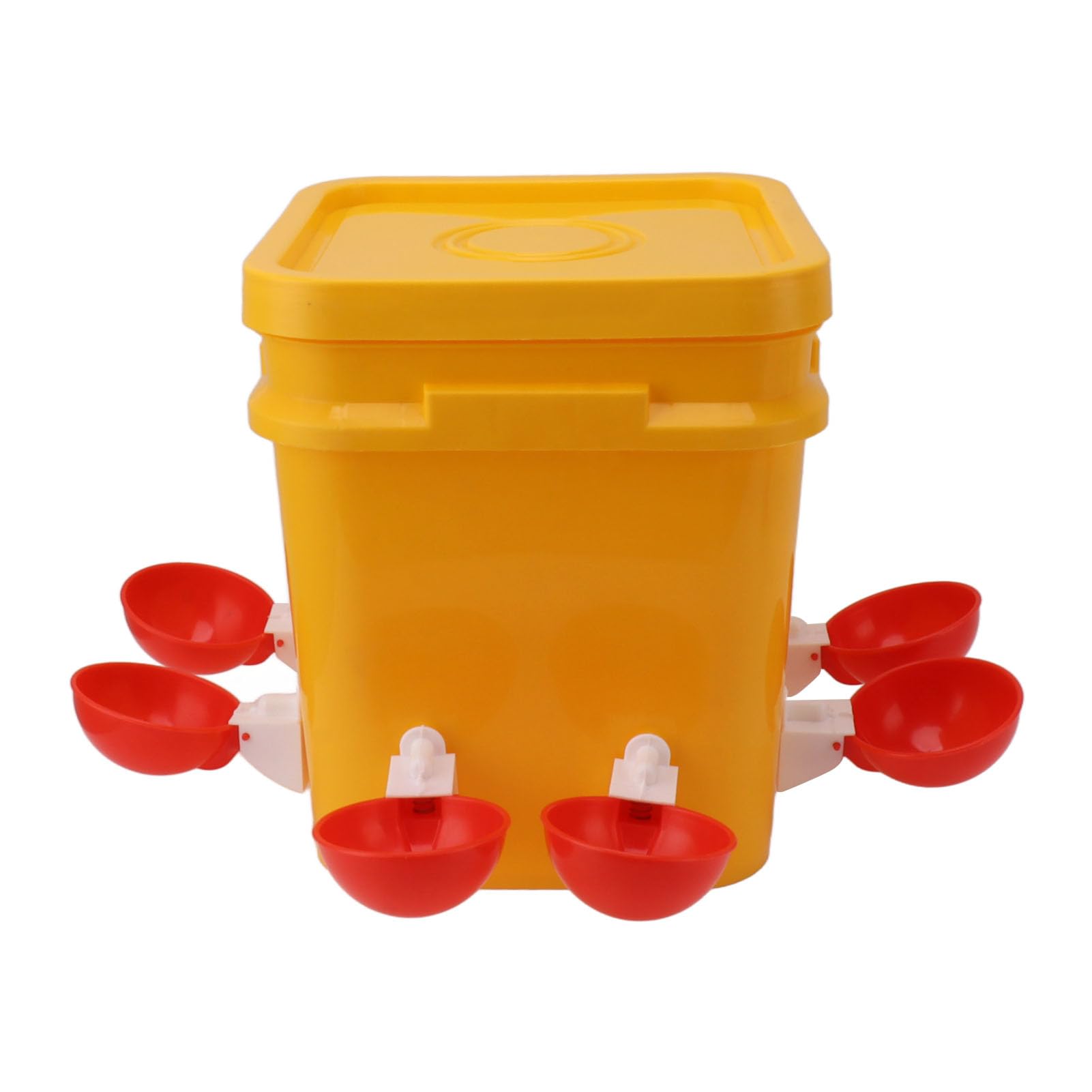 Bebedero Automático para Pollos con Barril de Mano de 12 litros, Equipo Duradero para Beber Aves Corral Pato Ganso, Riego por Gravedad Agua Limpia, Adecuado Pollo, Pato, Codorniz, Palomas y