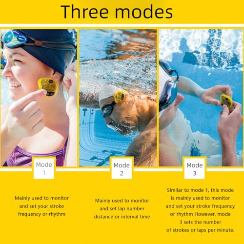 Métronome de natation ultra léger 20g avec construction étanche - 4
