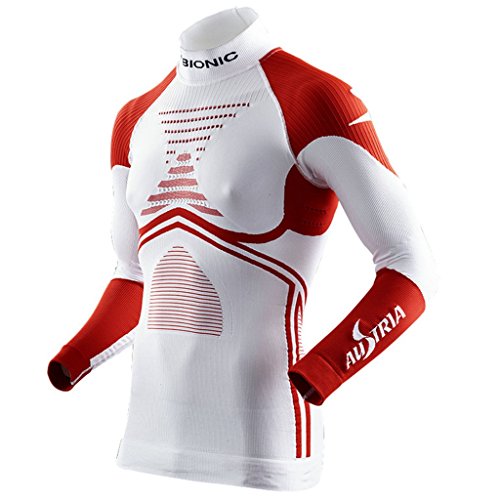 X-Bionic Ski Man Patriot ACC_Evo UW LG_LS.Turtle Neck T-Shirt Homme, Austria, XXL