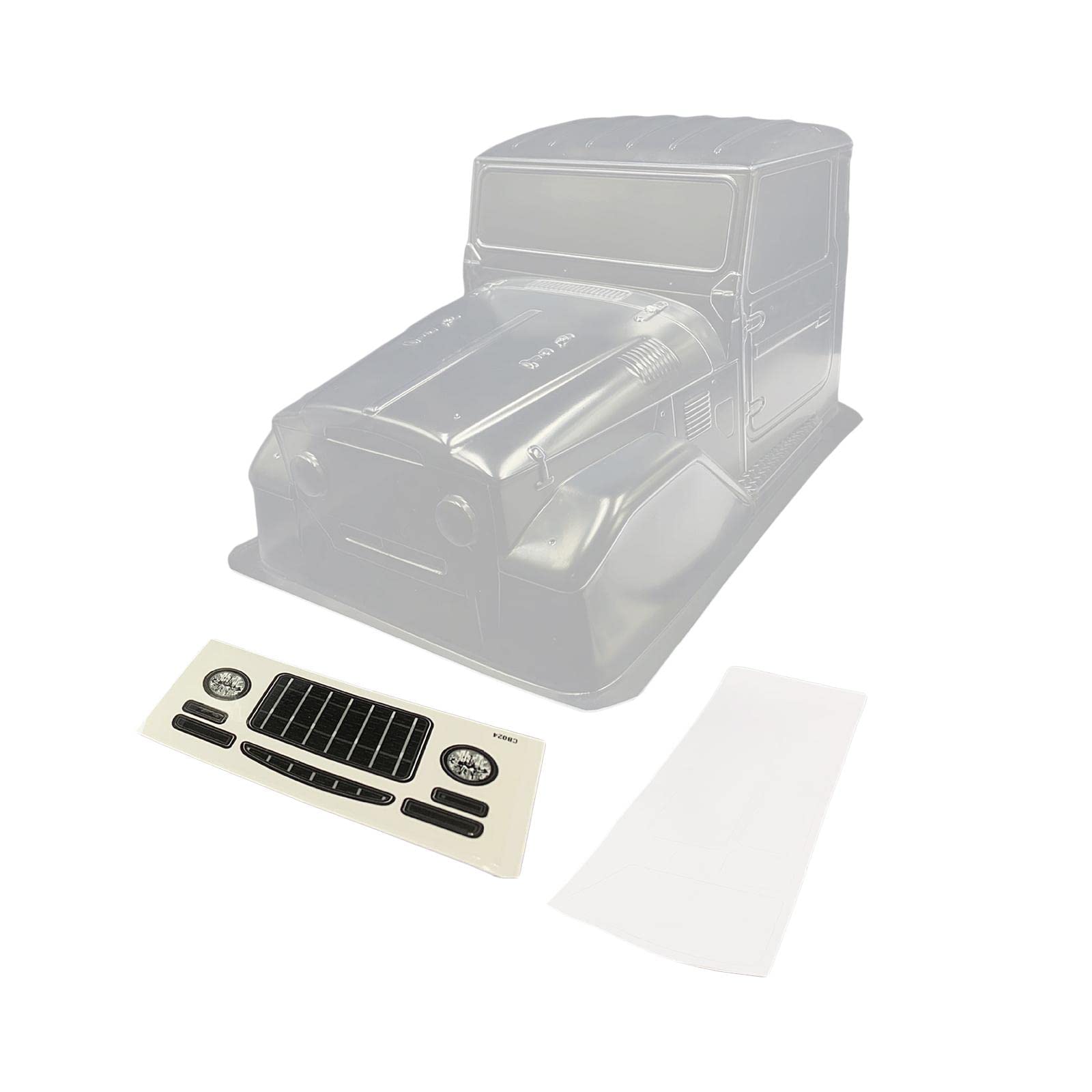 1/10 RC karoseria samochodowa DIY z naklejkami do 90046 90047 RC samochód gąsienicowy