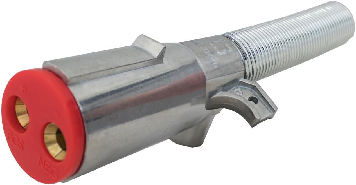 Tectran 670-19SG Dual Pole Plug (Socket Tailgate Connector, Plug assembly with spring guard – Screw Termination)
