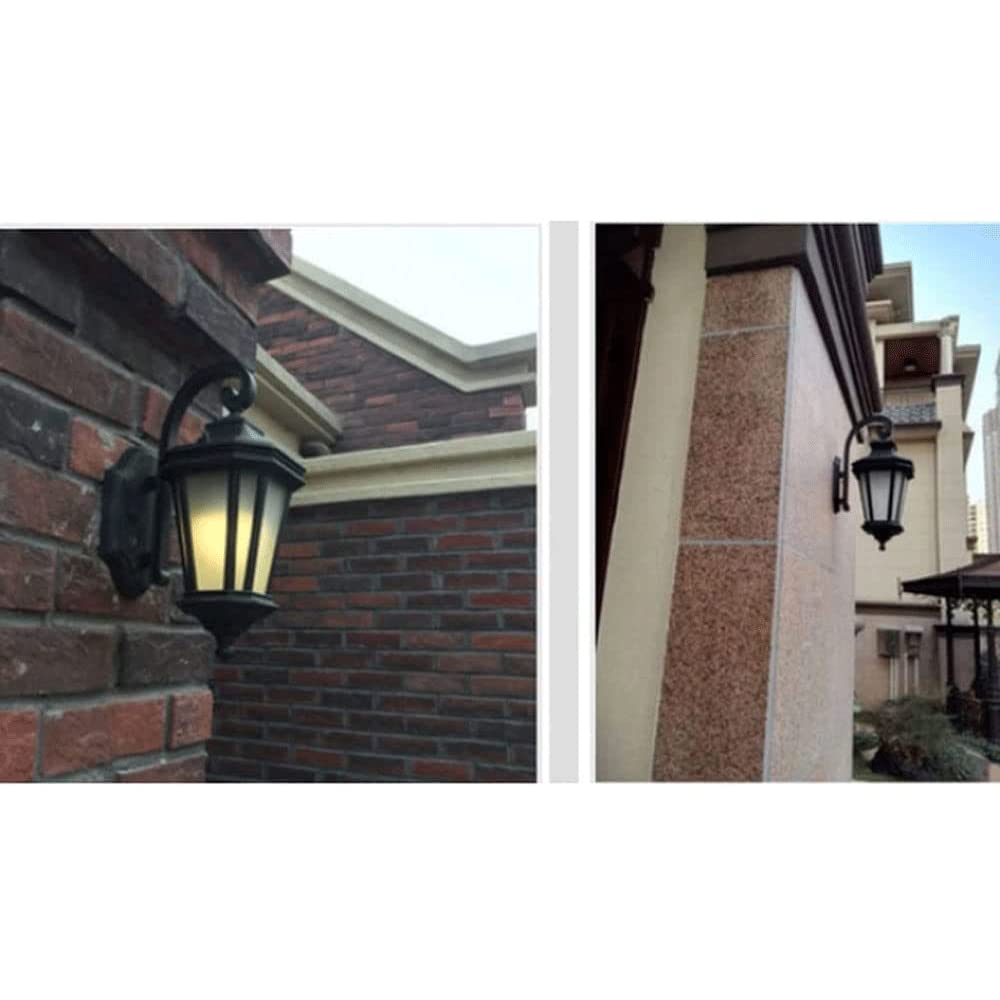 SEMANHUA Edison lampa ścienna, aluminiowa, czarna, przemysłowa lampa ścienna w stylu vintage, retro, metalowa, do domu, hotelu, jadalni, latarni ściennej, oświetlenia zewnętrznego