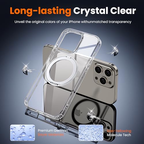 Coque iPhone 15 Pro Max MagSafe 3 en 1 avec protection ecran et objectif