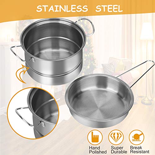 image for Acksonse Play Kitchen Accessories 46Pcs, Toy Pots and Pans for Kids Ki