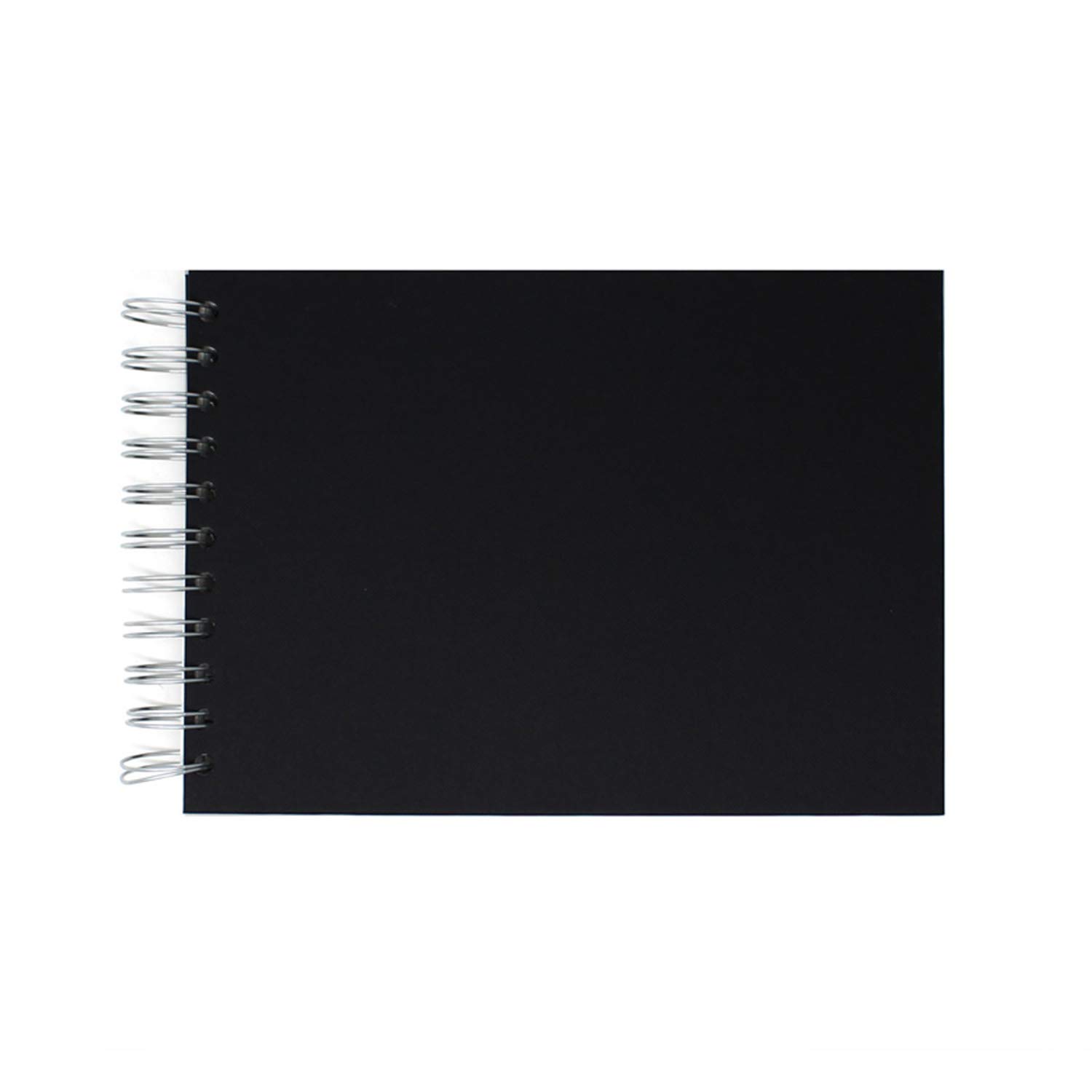 Honsell Quaderno Da Disegno A5 Con Spirale - Copertina Rigida Nera, 100 Fogli, Carta 110 G/m², Acid Free, Resistente Alla Gomma - 2