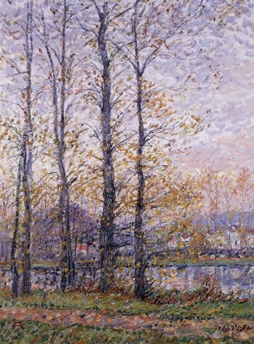 Impression d'art Gustave Loiseau les Bords de l'Oise décoration murale 60x90