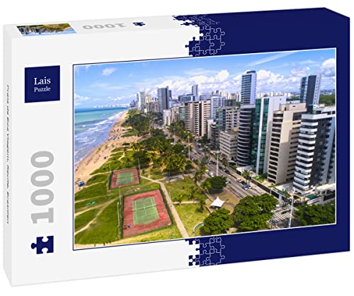 Lais Puzzle Praia de Boa Viagem, Recife, Brésil 1000 Pièces Cover