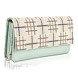 Fiesto Fashion PU Leather Latest Trendy Fashionable Green Color Ladies Clutch