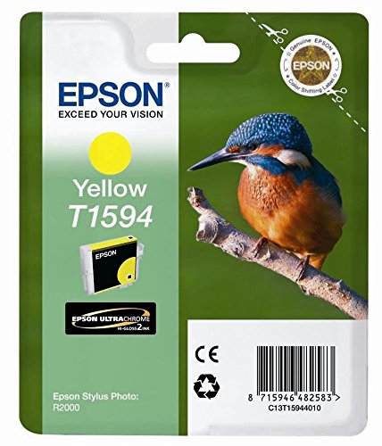 Epson T1594 jaune cartouche d'encre d'origine pour imprimante photo Stylus R2000