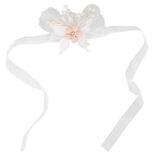 GALPADA Wrist Corsage Elegant Orchid Flower Bracelet for Bridesmaids Stunning