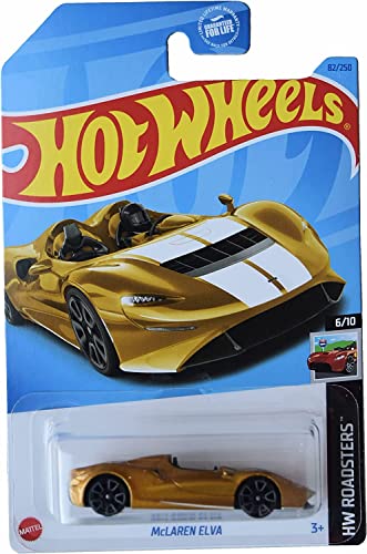 Hot Wheels McLaren Elva, HW Roadsters 6/10 [Gold] miniatura 1
