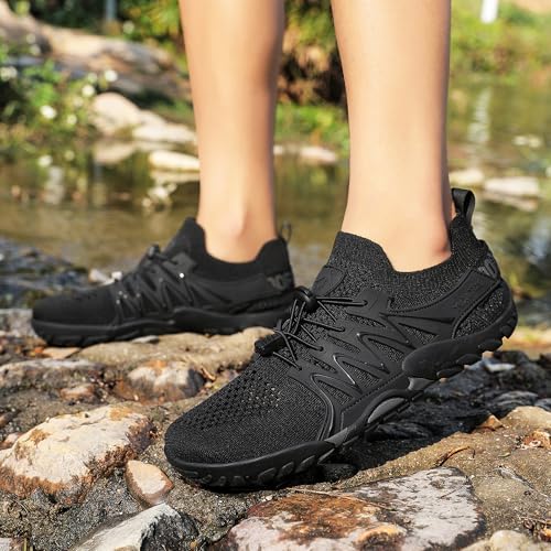 Image of Water Shoes Wide Toe Men Women Quick Drying Swim Beach Aqua Shoes for Water Sport Diving Hiking Sailing Travel