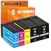 Produktbild Gorilla-Ink 5 Patronen XXL kompatibel mit Canon PGI-1500 XL | Geeignet für Canon Maxify MB-2000 MB-2050 MB-2100 MB-2150 MB-2155 MB-2300 MB-2350 MB-2700 MB-2750 MB-2755