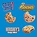 CHIPS AHOY! Cookies Variety Pack, Original Chocolate Chip, Chewy Chocolate Chip with Reese's Peanut Butter Cups & Chewy Hershey's Fudge Filled Soft Cookies, 50 Snack Packs (2 Cookies Per Pack)