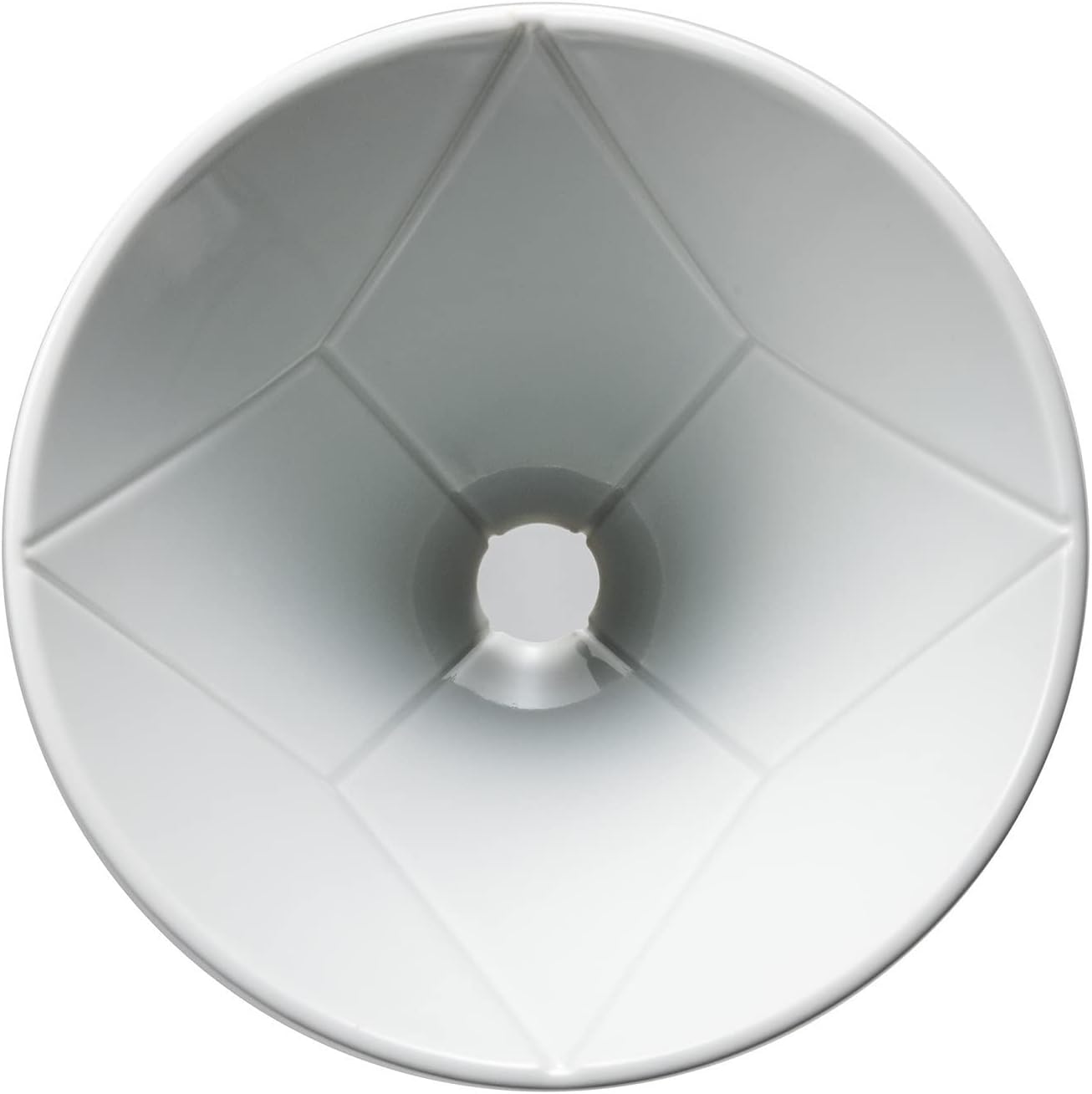 Hario V60 "Mugen" Ceramic Coffee Dripper, Size 02, White