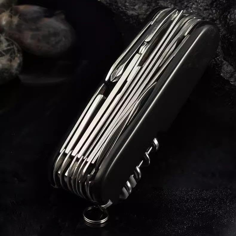 Valkyrie17 Fonksiyonlu Çok Amaçlı Multitool Çakı Profesyonel Outdoor & Günlük Kullanım