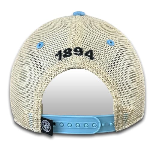 Gorra Trucker Vintage Manchester City Retro Azul Celeste miniatura 4