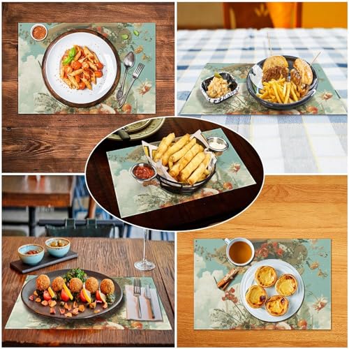 Sets de table antidérapants lavables pour protéger votre table des taches - 6