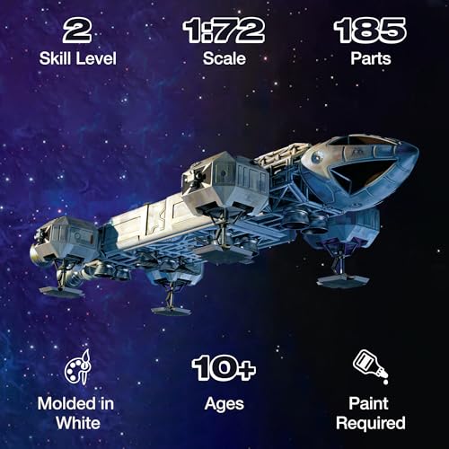 MPC Space:1999 Eagle Transporter 1:72 Scale (14" Long) Space Ship Replica Model Kit (MPC913) - Image 2
