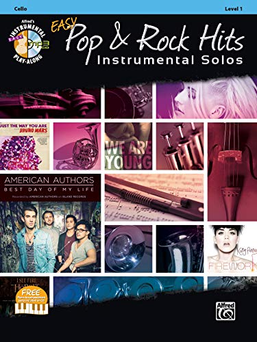 Easy Pop & Rock Hits Instrumental Solos For Strings: Cello (Easy Instrumental Solos)