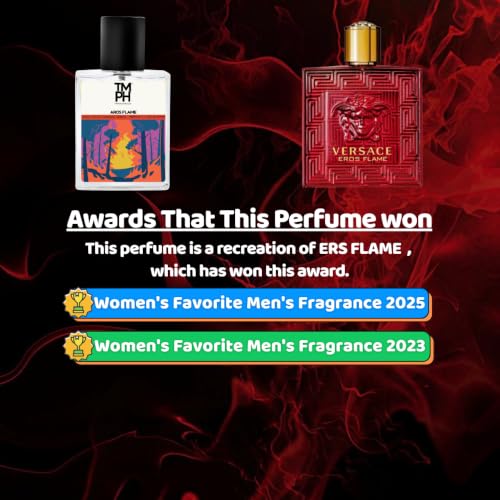 Image of TMPerfumehouse Aros Flame EDP for Men | Citrusy, Woody & Long Lasting Perfume Spray | Citrusy, Vanilla & Aromatic Fragrance | Luxury Gift for Him | TMPH | 50ml
