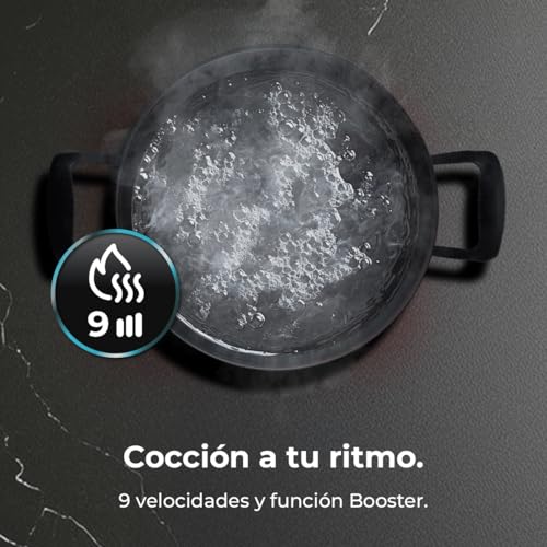 Placa de inducción invisible para ganar espacio en cocinas con encimeras de 60cm 7