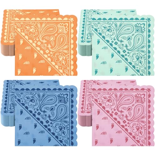 Servilletas tipo bandana desechables Faccito de 2 capas para evitar lavandería en bodas y fiestas