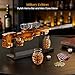 Birthday Gifts for Men Dad, Kollea Gun Whiskey Decanter Sets for Men with 2 Granade Glasses & Detachable Scope, Liquor Dispenser for Bar, Military Present for Father, Brother, Anniversary, Christmas