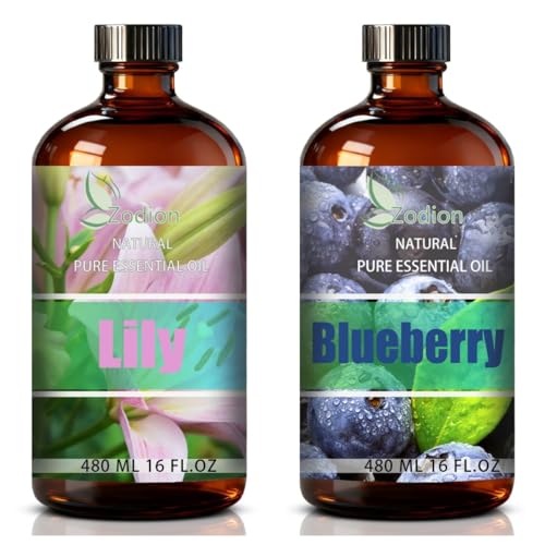 Aceite esencial de arándano y lirio 16 Fl Oz
