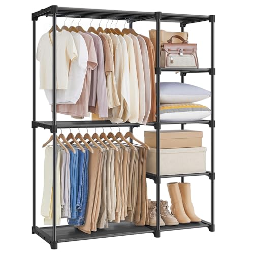 SONGMICS Portable Closet Organizer – Freestanding Rack