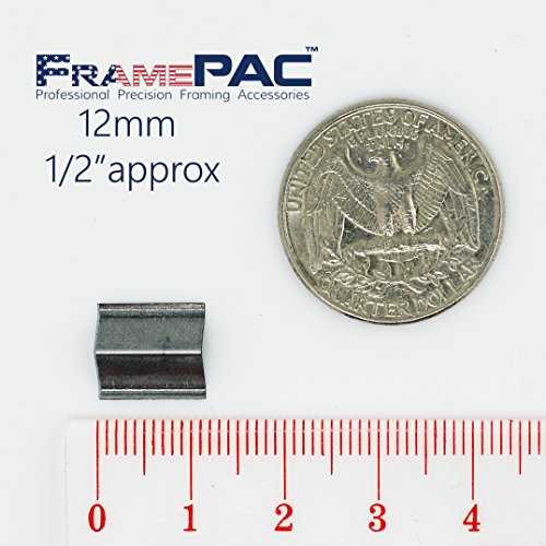 Image of V Nails for Picture Frames Hardwood Universal (UNI) 12mm (1 /2 Inch) [3000 V-Nail Pack, Stacked] - (for use in Automatic V Nailer for Picture Framing, Automatic V Nailer for Picture Frames)