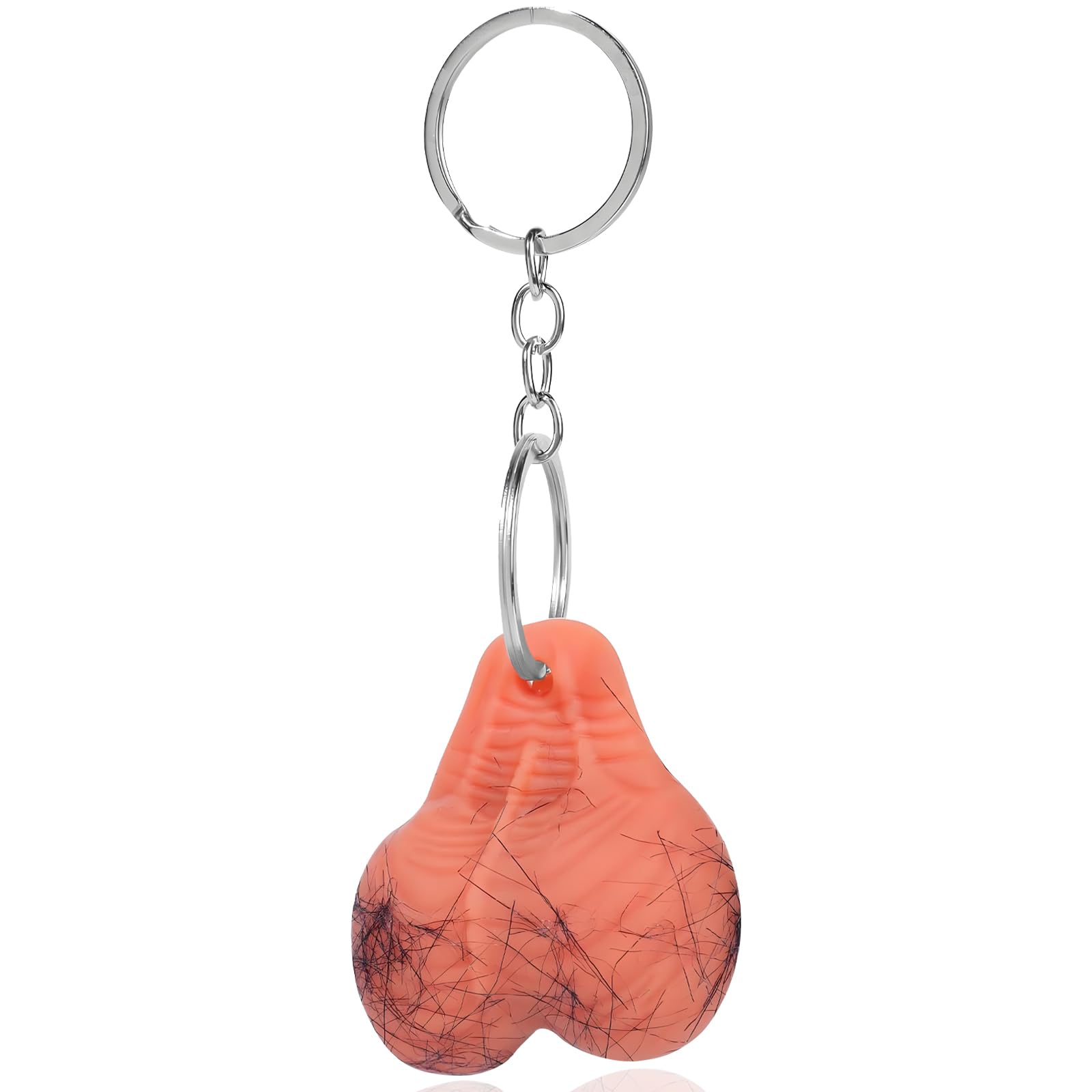 Virelle Unisex Brown Funny Keyring, Novelty Keyrings For Men Women – Adorable Funny Keyrings Gift For Friends, Birthday, Gag Gifts