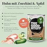 The GOODSTUFF Huhn mit Zucchini & Apfel 6 x 800 g | Hochwertiges Nassfutter für Hunde | Hundefutter nass | Mit frischem Hühnerfleisch | Hunde Nassfutter getreidefrei | Super-Premium Hundenassfutter