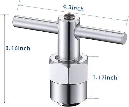 Miniatura 3 de Cartucho de ducha 1222 con herramienta de extracción de extractor 104421 de repuesto para Moen, compatible con grifo Moen One-Hanlde Posi-Temp