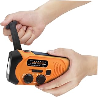 PartyKindom Mini Rádio Mini Lanterna Tocha De Rádio Tocha De Manivela Lanterna Rádio Solar Tocha Externa Gravador De Carga De Rádio