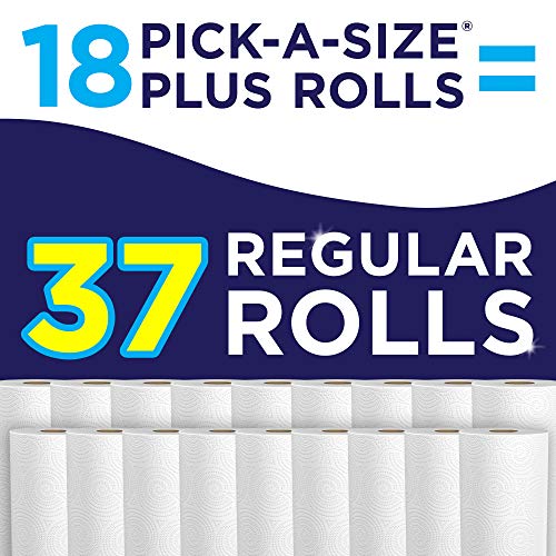Sparkle Paper Towels, 18 = 37 Regular Rolls, Modern White, Pick-a-Size Plus
