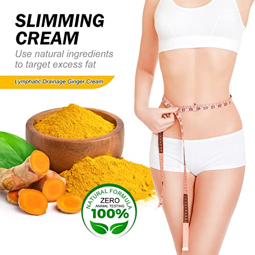 Hxtmkt Fat Burning Ginger Cream, Ginger Firming Cream Anti Cellulite, Hot Cream For Cellulite Belly Fat Burner And Tightening, Body Slimming Weight Loss Workout Sweat Enhancer For Women Men 3.5 Floz #TOP4