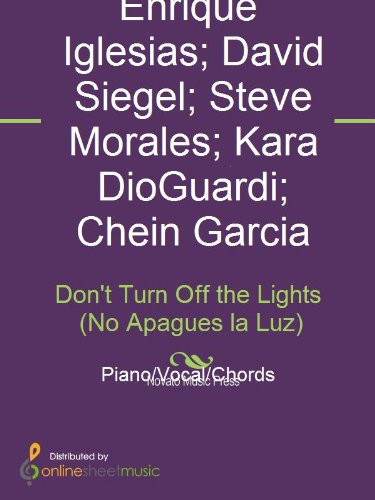 Don't Turn Off the Lights (No Apagues la Luz) (English Edition)