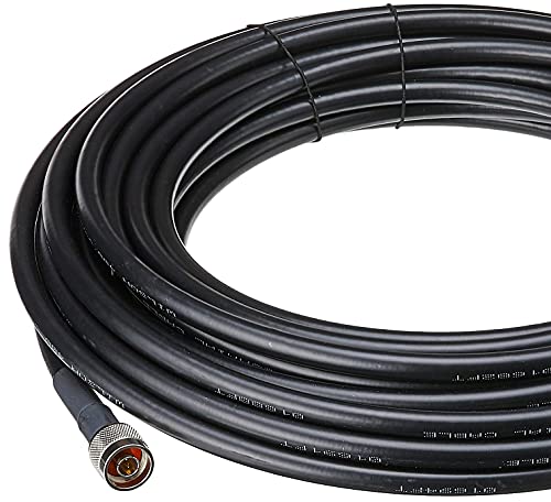Wilson Electronics 50 Ft. Black Wilson-400 Ultra Low Loss Coax Cable (N-Male To Nmale), Modem #TOP2