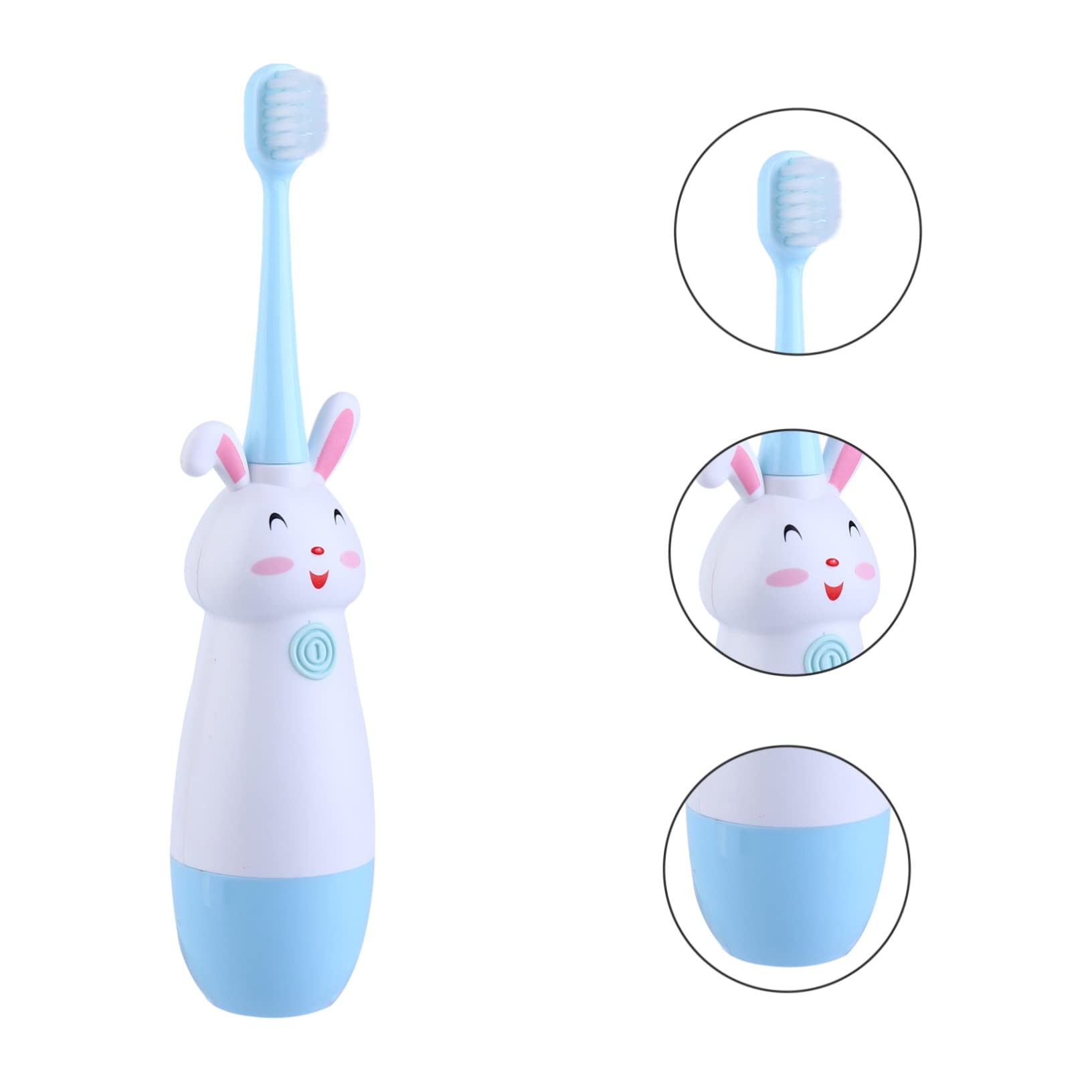 VALICLUD 2 Set Spazzolino Elettrico Per Scovolino Denti Scovolini Dentali Spazzolino Denti Sonic Vibra Spazzolini Da Denti Spazzolino a Setole Blue Abs