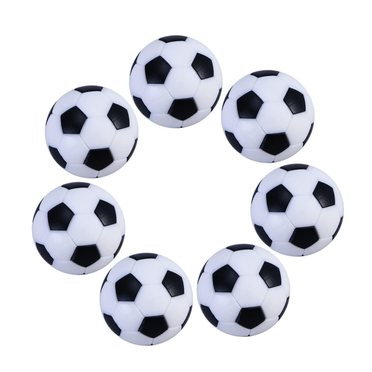 POPETPOP 8Pcs Replacement Soccer Balls for Tabletop Foosball Game Diameter Design Durable Accessory for Indoor Fun and Competitive Play