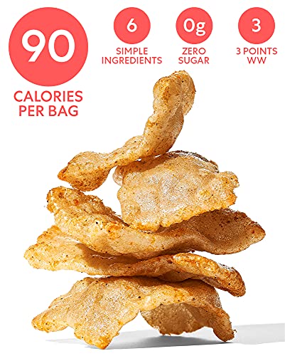 Snacklins Plant Based Crisps, Low Calorie Snacks, Vegan, Gluten-Free, Grain-Free, Healthy, Crunchy, Puffed Snack - Chesapeake, 0.9Oz (Pack Of 24) #TOP3