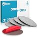 Neoera Door Stopper Wall, 3.15" Round Soft Rubber Door Stop, Silicon Wall Protector, Premium Self Adhesive Door Bumper (Gray, 3.15" 4 Pack)
