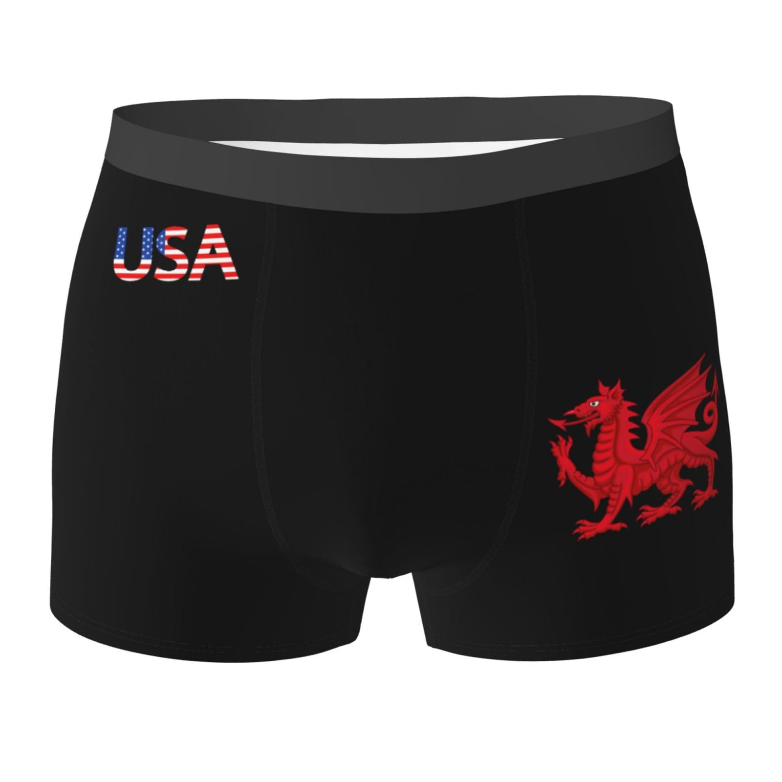 Disnimoo Men's As Pic Welsh Dragon Boxer Briefs