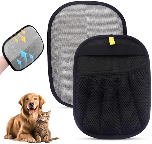 Pet Hair Removal Glove,Pet electrostatic Hair Removal Gloves, Was...