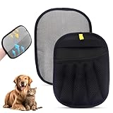 Pet Hair Removal Glove,Pet electrostatic Hair Removal Gloves, Washable Reusable Dogs Cats Hair Grooming Tools Gloves for Furniture Bed Sheets Couch Clothes Car Seat【2025 Upgraded】