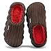 koppu Kids Boys Girls Slippers Warm Soft Winter House Indoor Shoes For Toddler Little Big Kids Non Slip Lightweight Bedroom Slippers with Thick Sole brown size toddler 8.5-9